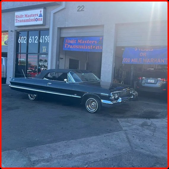 Front exterior view of Shift Masters Transmissions building in Phoenix AZ