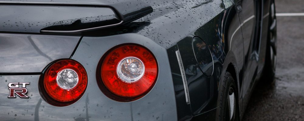 Grey Nissan GT-R performance car representing transmission diagnostics and repair at Shift Masters Transmissions Phoenix Arizona